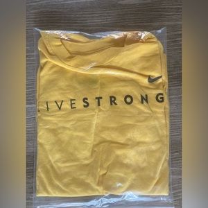 Livestrong Nike shirt, still in bag. Size large. Brand new